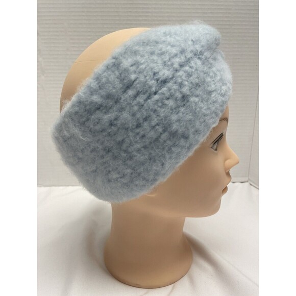 Sonoma  Women's Twisted Ice Blue Soft  Warm Brushed Knit Headband New - Picture 2 of 5